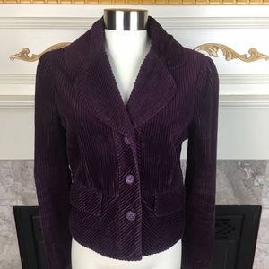 ELEVENSES 8 Collared Corduroy Cotton Blazer Jacket